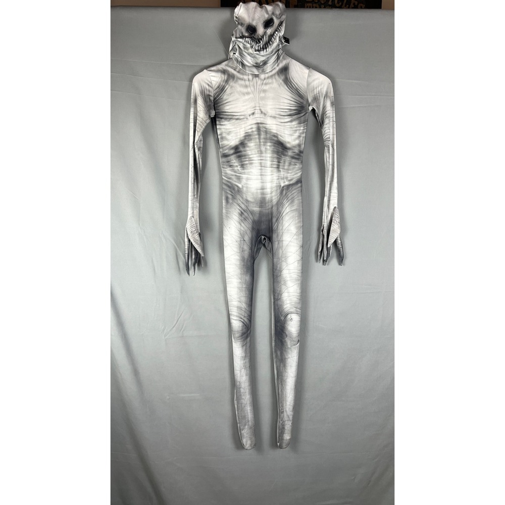 Spirit Halloween The Rake Bodysuit Costume Unisex Large Monochromatic Gray Party